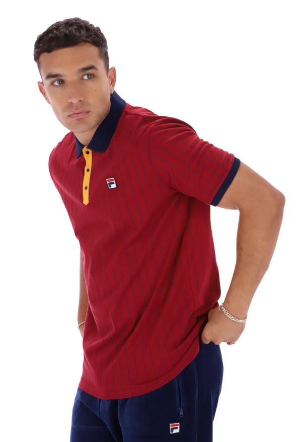 FILA bb1 klasické vintage pruhované fila polo 68Z203216