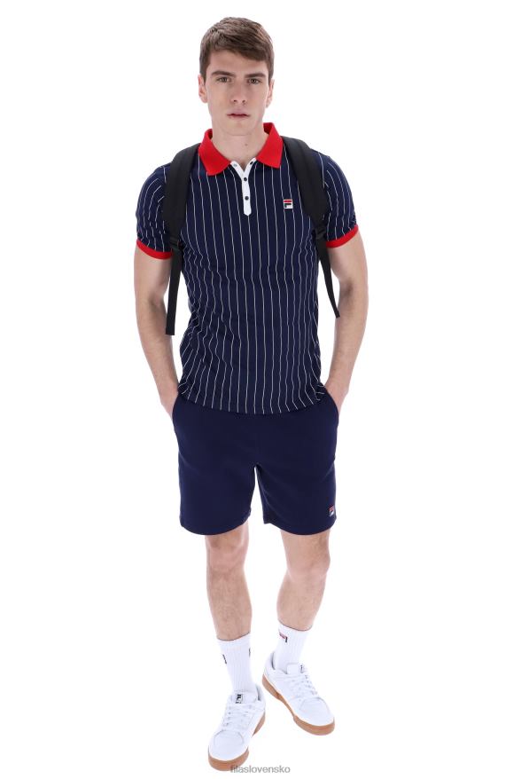 FILA fila fashion bb1 klasické vintage pruhované polo 68Z203339