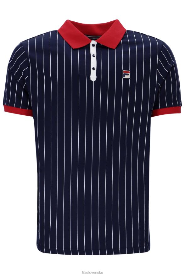 FILA fila fashion bb1 klasické vintage pruhované polo 68Z203339