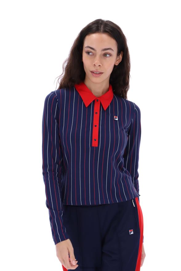 FILA fila jada polo top bb1 s dlhým rukávom 68Z203423