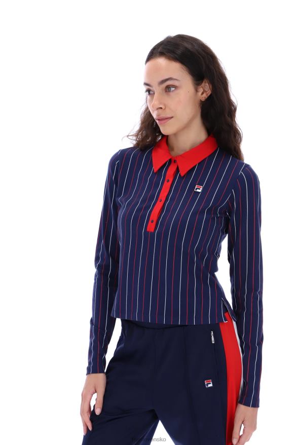 FILA fila jada polo top bb1 s dlhým rukávom 68Z203423