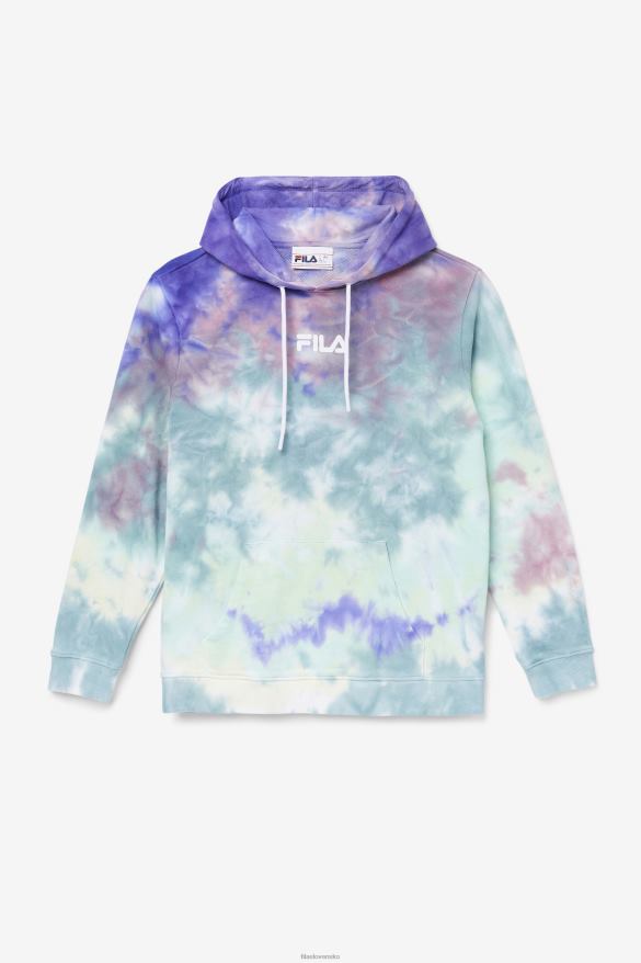 arubská modrá farba na kravaty FILA aruba blue tie dye fila aerolynn tie dye mikina 68Z201527