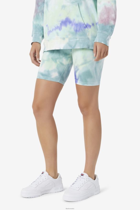 arubská modrá farba na kravaty FILA aruba blue tie dye taima tie dye bike short fila 68Z201680