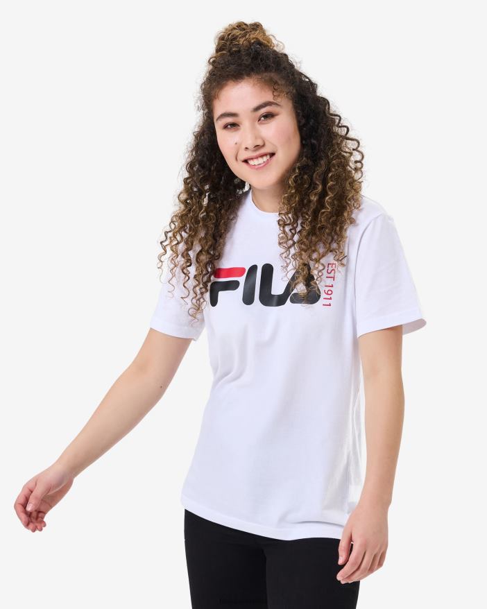 biely FILA Fila biele unisex tričko z Londýna 68Z202584