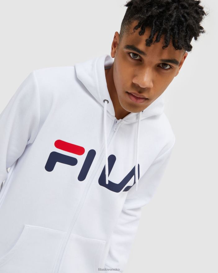 biely FILA biela fila klasická unisex bunda na zips 68Z202499