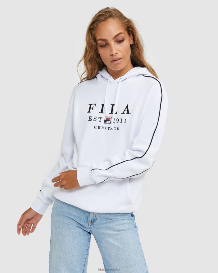 biely FILA biela unisex dedičná kapucňa fila 68Z202442