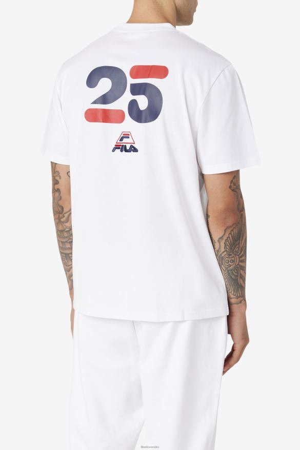 biely FILA biele grant hill cormac tee fila 68Z20228