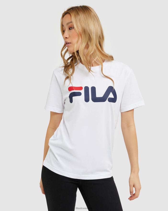 biely FILA biele klasické unisex tričko fila 68Z202436