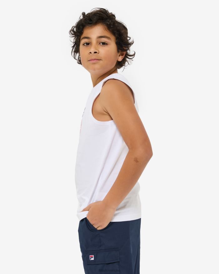 biely FILA biely tank fila zoki 68Z203111