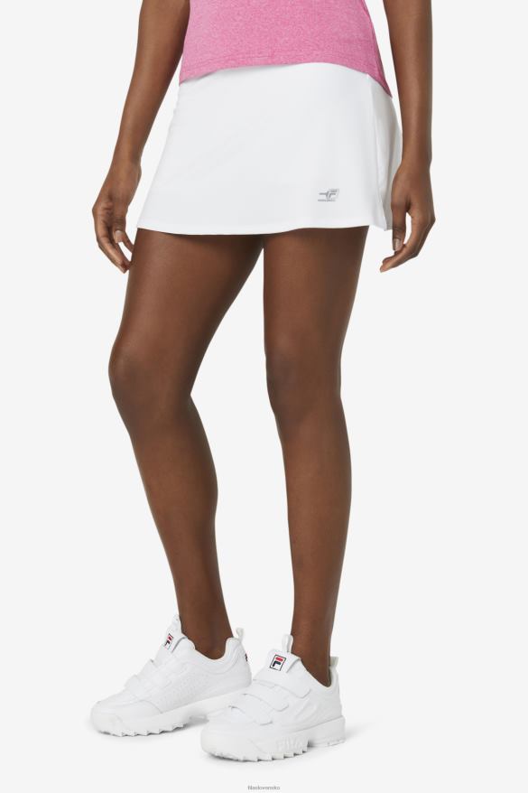 biely FILA fila biela nakladaná flounce skort 68Z202038