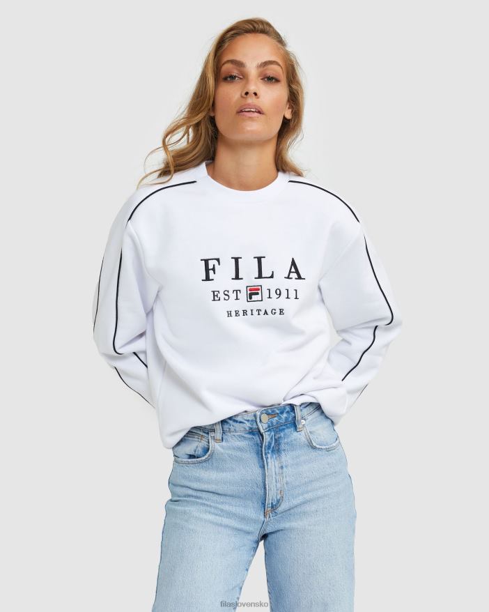 biely FILA fila biela unisex dedičná posádka 68Z202590