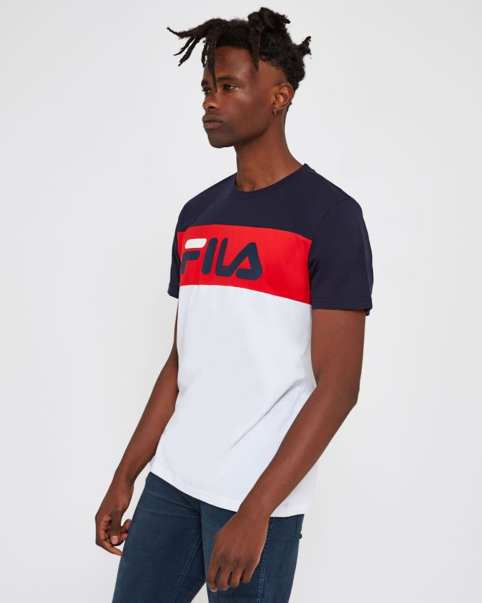 biely FILA fila unisex genoa tričko biele 68Z202539