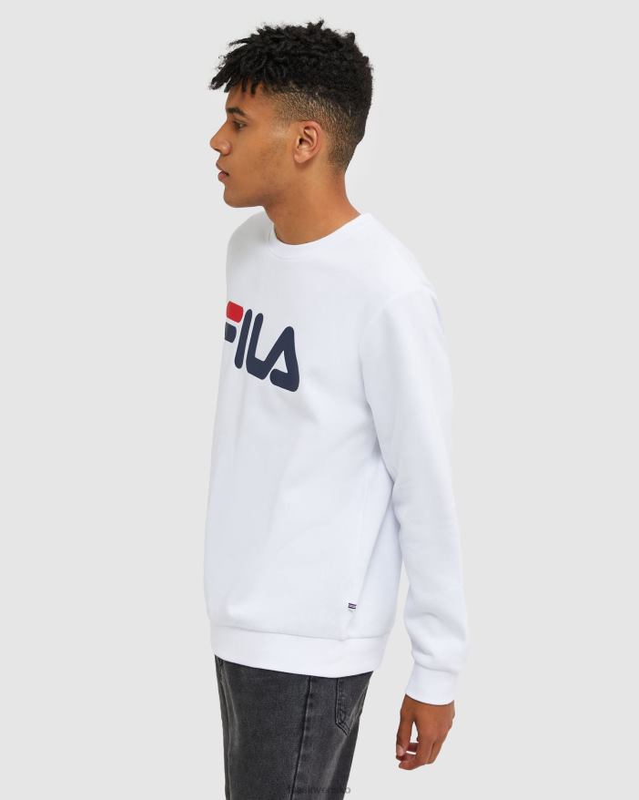 biely FILA fila white classic unisex crew 68Z202500