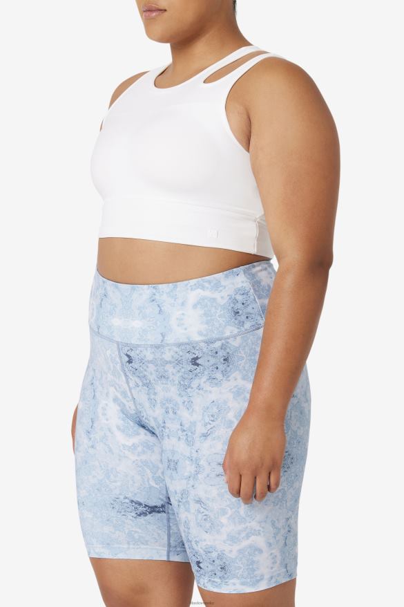 biely FILA white uplift slice crop bra top fila 68Z201854