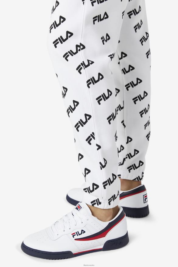 biely čierny FILA bielo/čierna fila diagonálne logo jogger 68Z20699