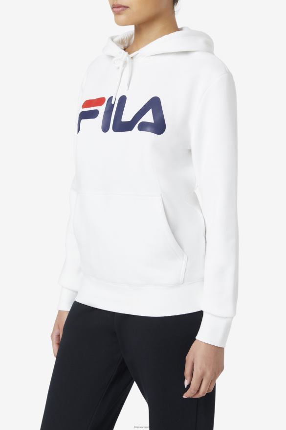 biely/páv FILA biela/peacoat lucy mikina s kapucňou fila 68Z201524