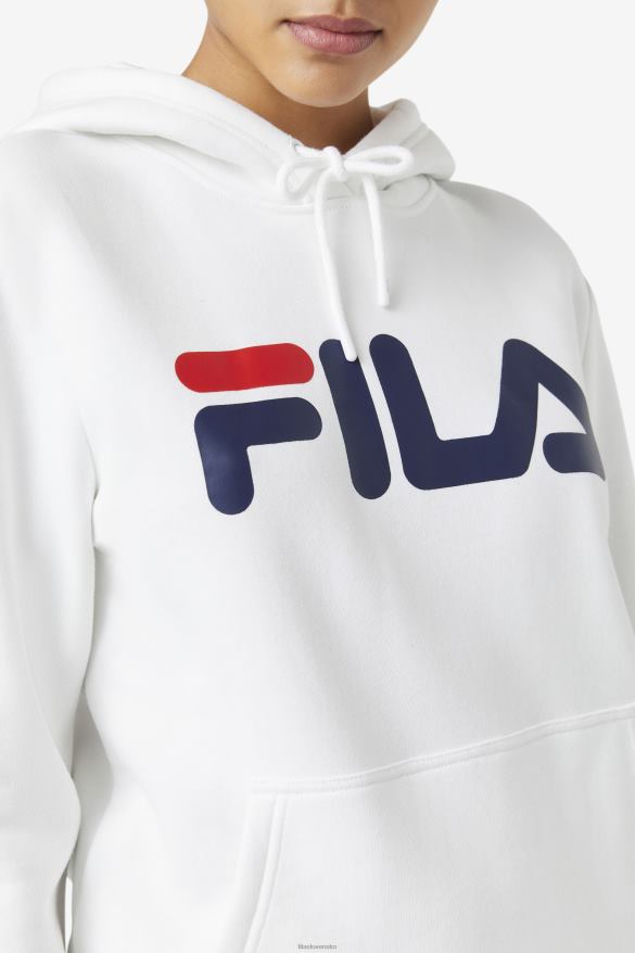 biely/páv FILA biela/peacoat lucy mikina s kapucňou fila 68Z201524