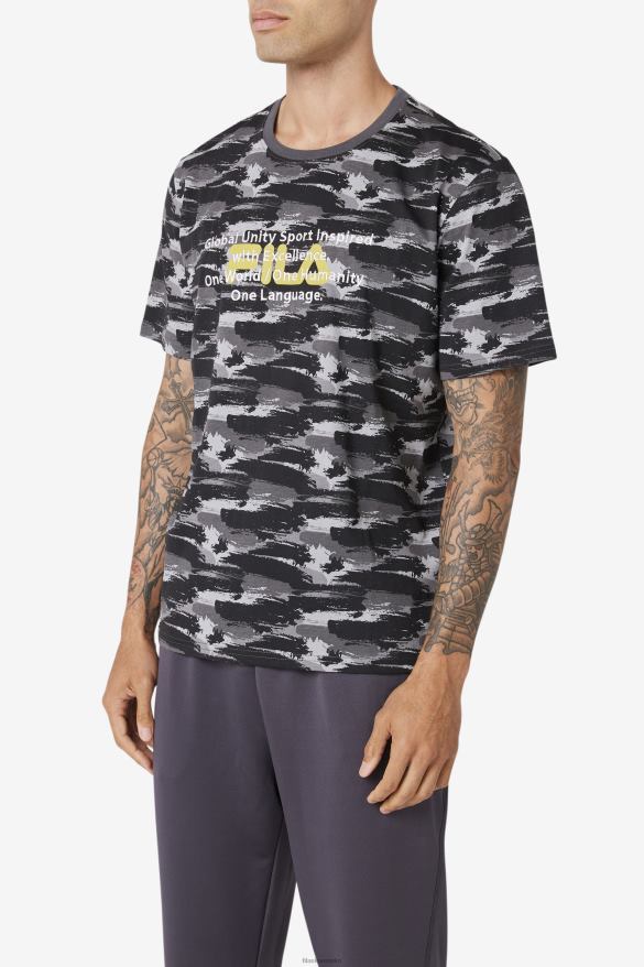 búrka / kamufláž FILA thunderstorm/camo pepacton tee fila 68Z20312