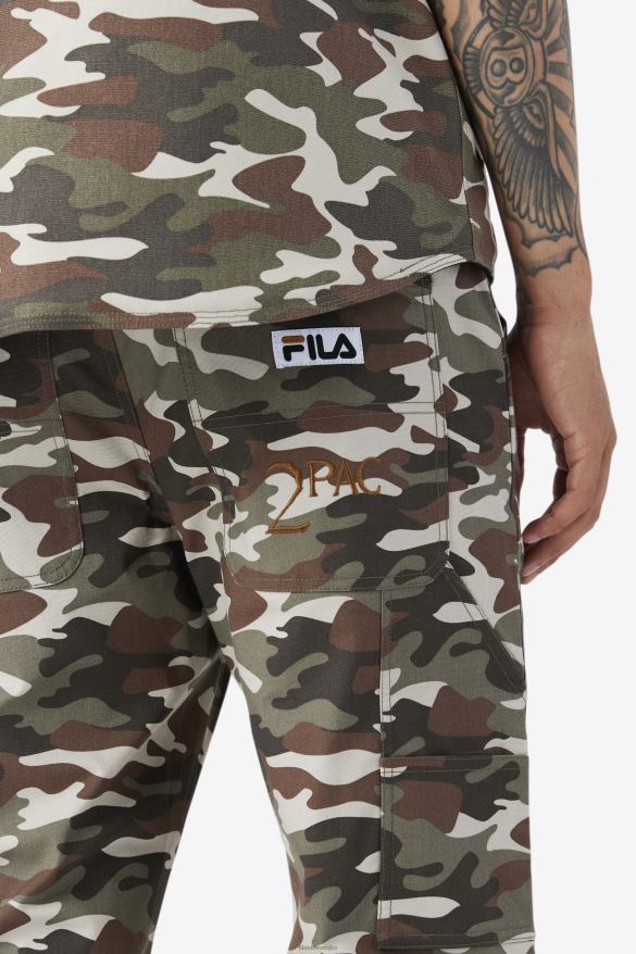 camo potlač FILA 2pac cargo nohavice fila camo print 68Z20716