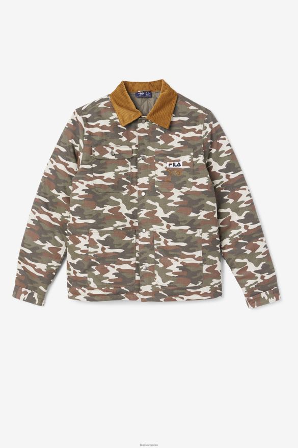 camo potlač/bronzovo hnedá FILA 2pac bunda fila camo print/bronzová hnedá 68Z20776