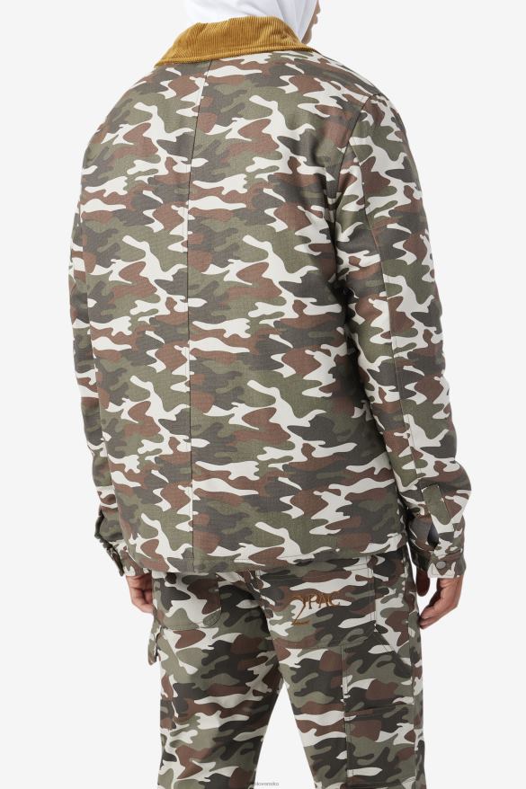 camo potlač/bronzovo hnedá FILA 2pac bunda fila camo print/bronzová hnedá 68Z20776