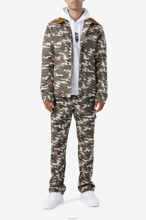 camo potlač/bronzovo hnedá FILA 2pac bunda fila camo print/bronzová hnedá 68Z20776