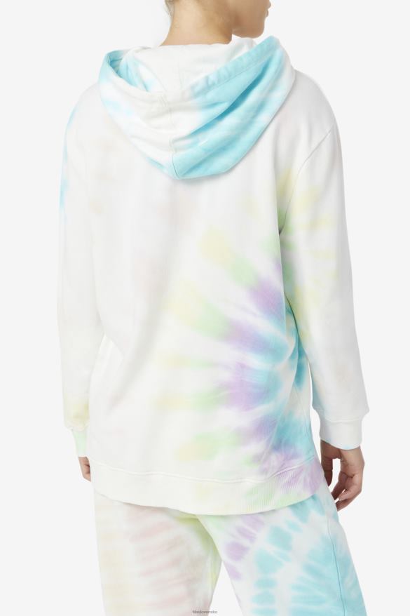 dvojitá krémová farba na kravatu FILA fila double cream tie dye aerolynn tie dye hoodie 68Z201528