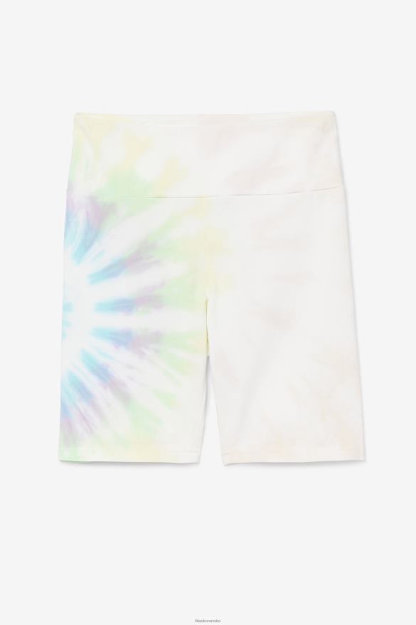 dvojitá krémová farba na kravatu FILA taima tie dye bike short fila double cream tie dye 68Z201676