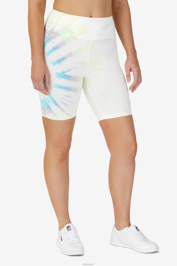 dvojitá krémová farba na kravatu FILA taima tie dye bike short fila double cream tie dye 68Z201676