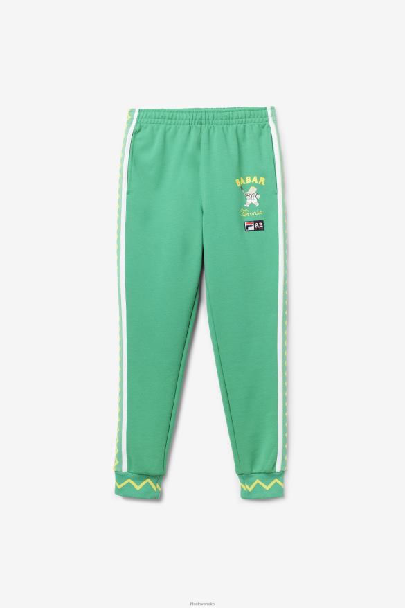 hlboká mätová/biela FILA fila deep mint/white fila x rb babar evertt jogger 68Z20700