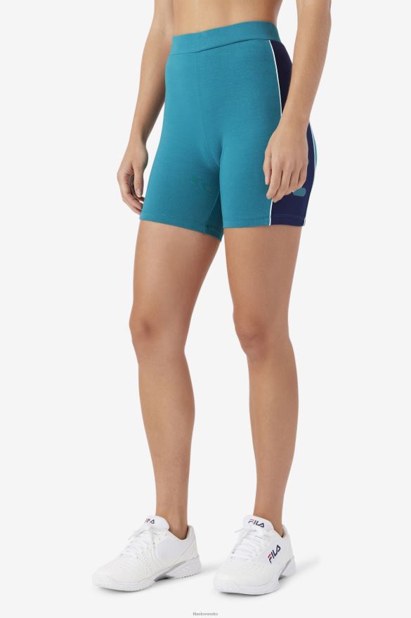 hlboké jazero/námorníctvo/ľadové aqua FILA fila deep lake/navy/iced aqua davina bike short 68Z201696