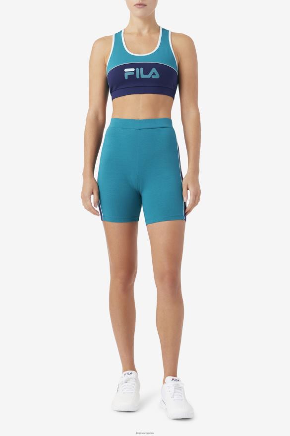 hlboké jazero/námorníctvo/ľadové aqua FILA fila deep lake/navy/iced aqua davina bike short 68Z201696