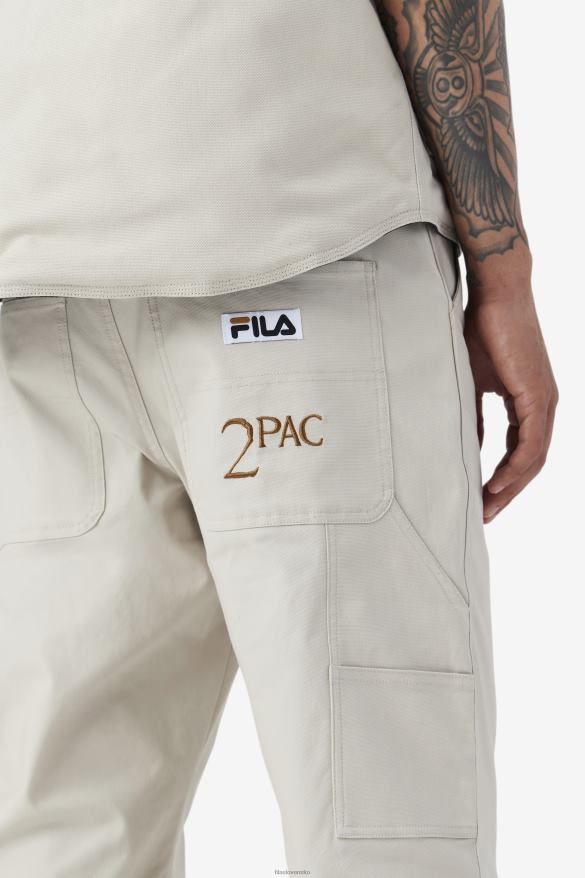 holubica/bronzovo hnedá FILA fila 2pac cargo pant dove/bronz brown 68Z20715