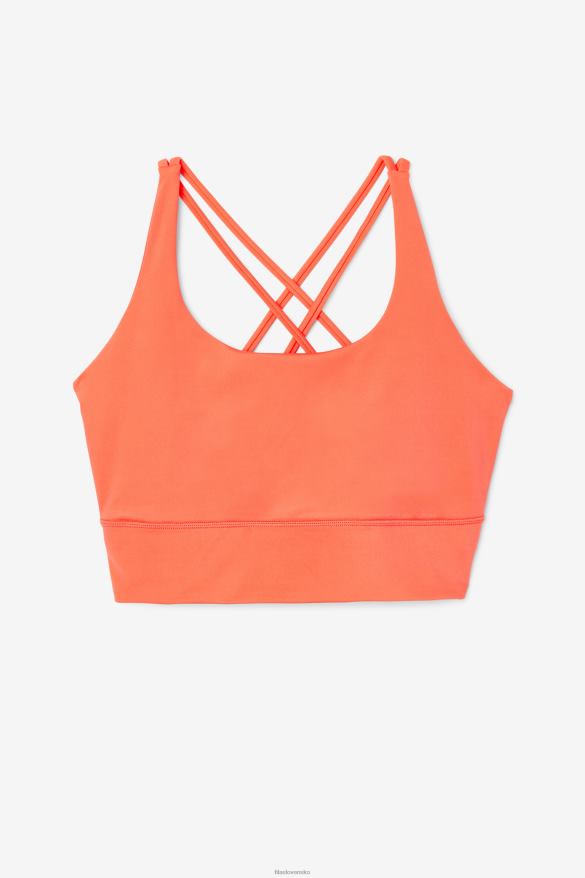 horúci koral FILA hot coral uplift cross back podprsenka top fila 68Z201830