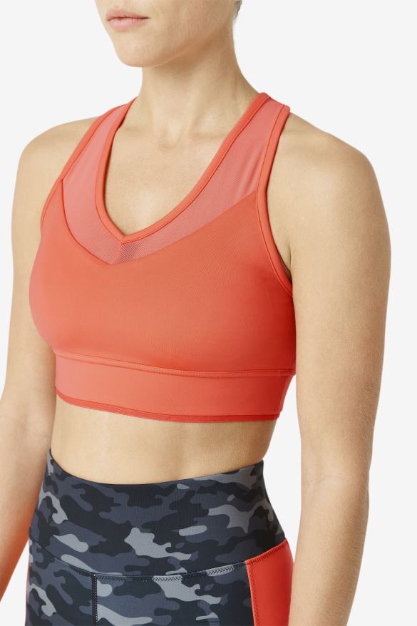 horúci koral FILA hot coral uplift racerback top fila 68Z201806