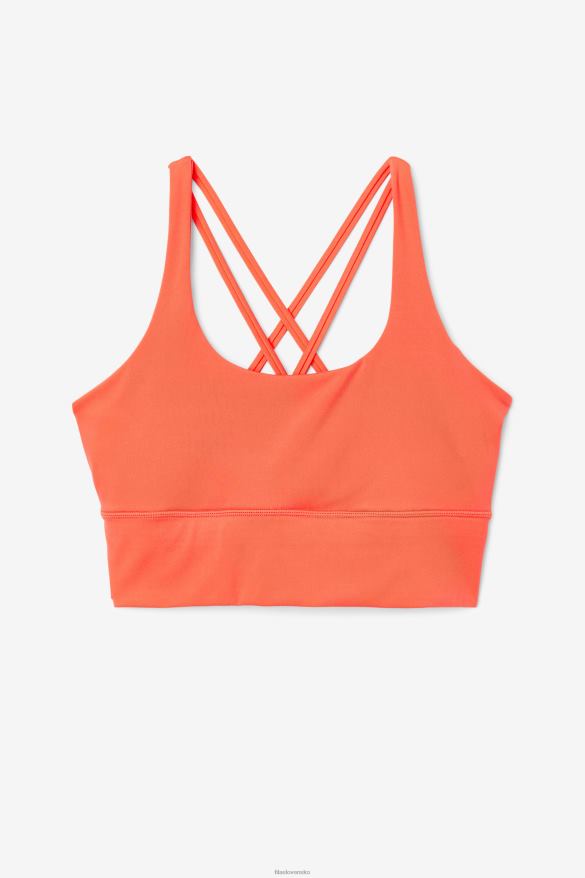 horúci koral FILA uplift cross back bra top fila hot coral 68Z201790