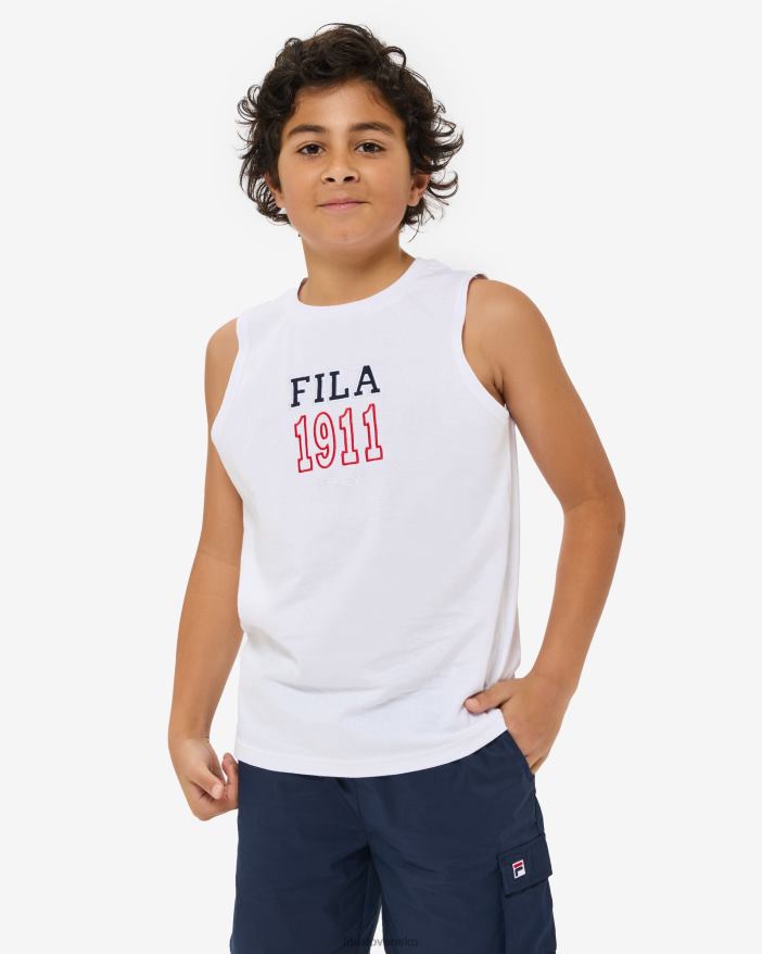 biely FILA biely tank fila zoki 68Z203111