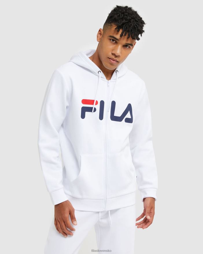 biely FILA biela fila klasická unisex bunda na zips 68Z202499