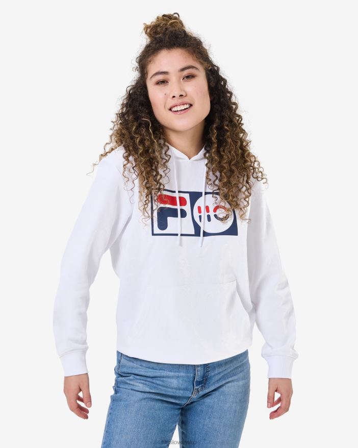 biely FILA biela fila unisex jubilejná kapucňa 68Z202619