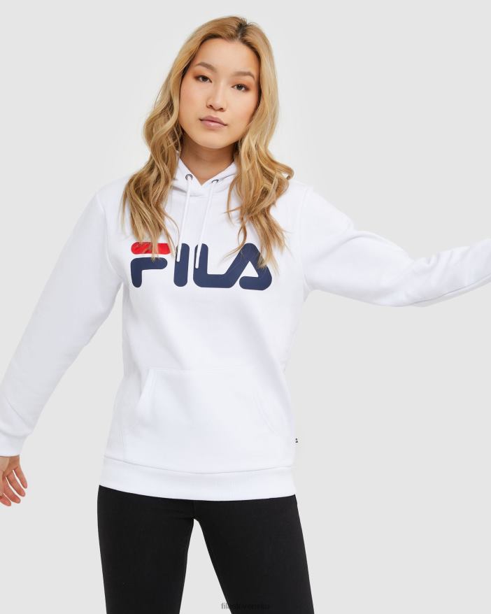 biely FILA biela klasická unisex kapucňa fila 68Z202496