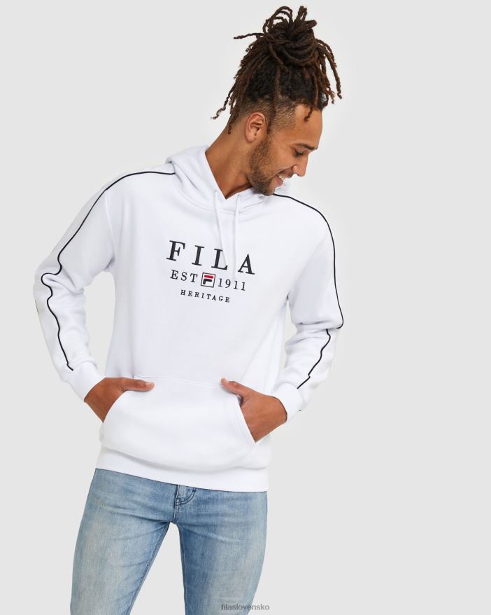 biely FILA biela unisex dedičná kapucňa fila 68Z202442