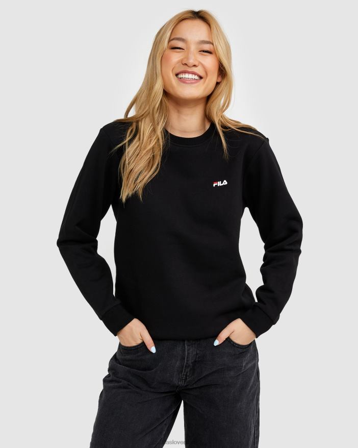 čierna FILA fila black classic unisex crew 2 68Z202470