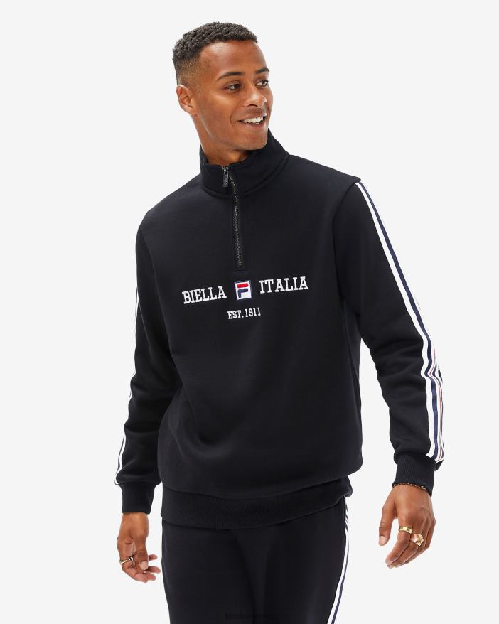 čierna FILA pánske aemero qtr zip fila black 68Z202594