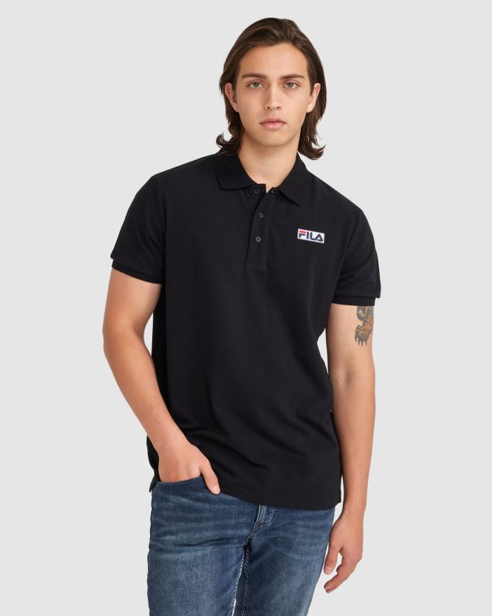 čierna FILA black fila pánske asher polo 68Z202367