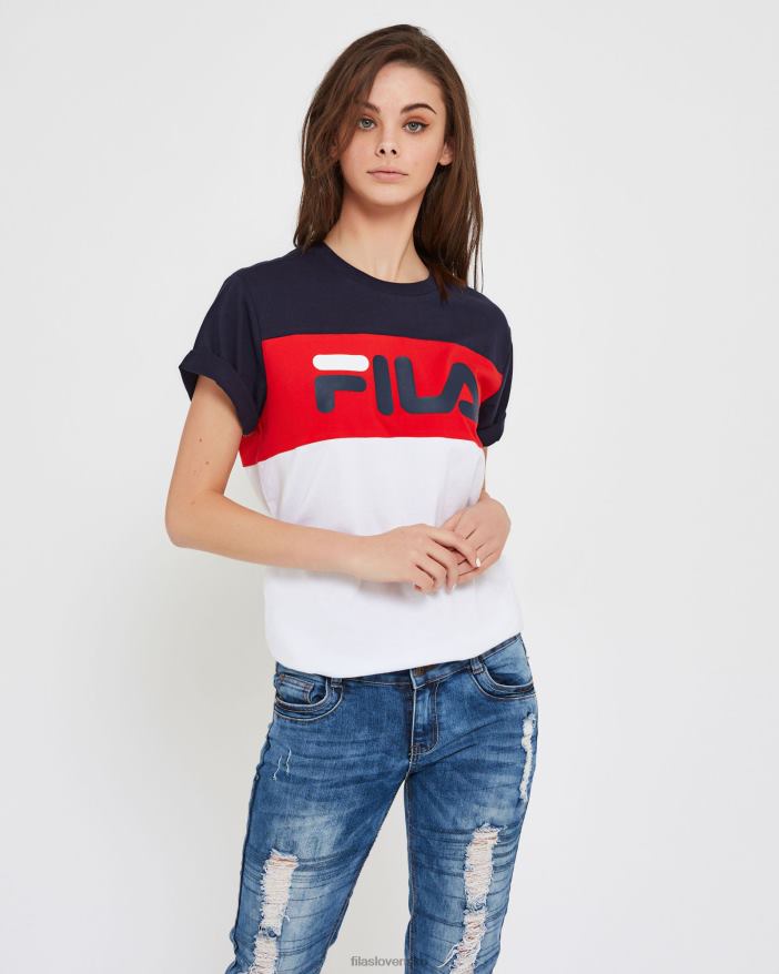 biely FILA fila unisex genoa tričko biele 68Z202539