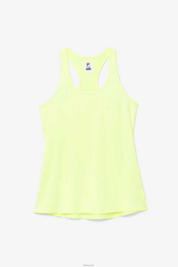 žltoheather FILA fila pickleball racerback tank yellowheather 68Z202023