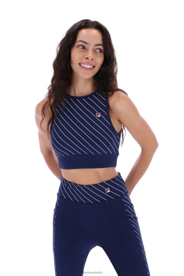 FILA fila karla pin pruhovaný top podprsenky 68Z203427