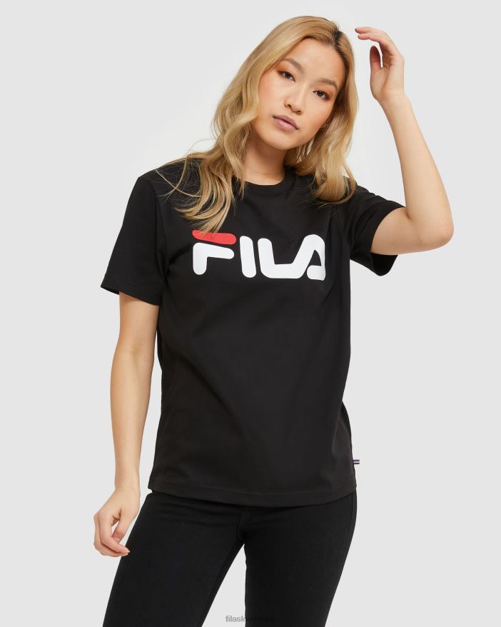 čierna FILA klasické unisex tričko fila čierne 68Z202434