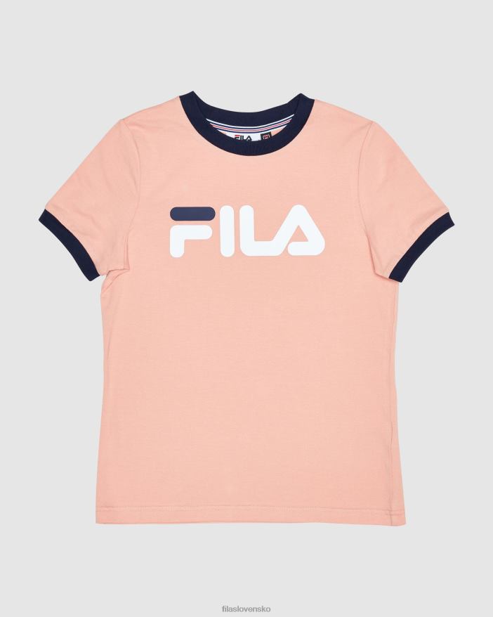 jemná ruža FILA fila klasické dievčenské ringer tee mellow rose 68Z203127