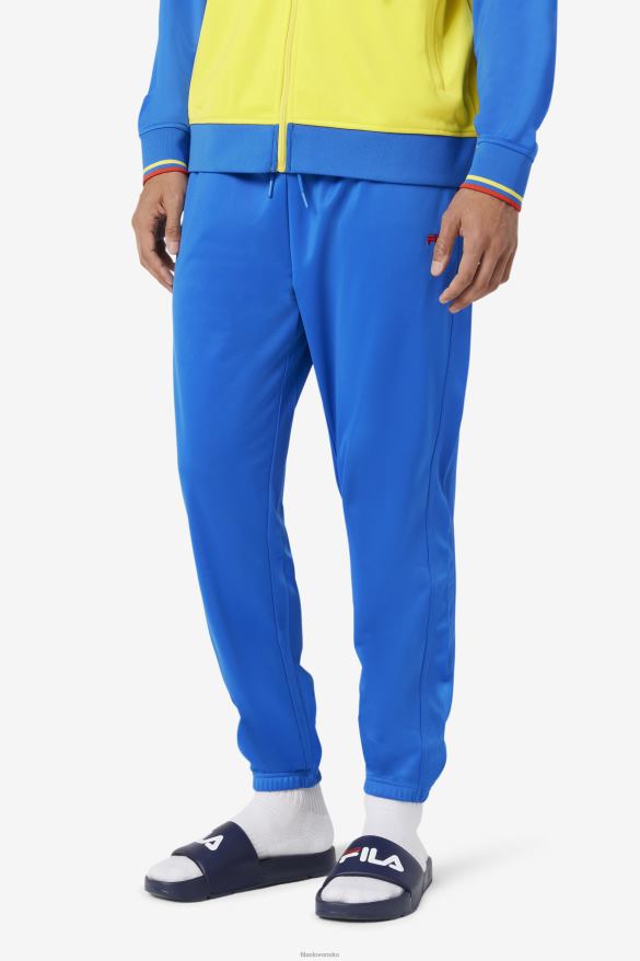 lapis modrá/ohnivá červená FILA lapis blue/ohnive red fila colombia track pants 68Z20921